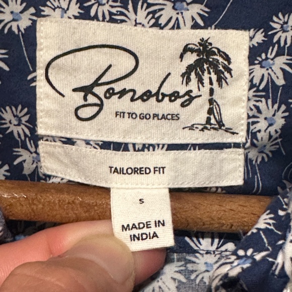 Bonobos Short Sleeve Button Down Shirt - floral print - Picture 2 of 6